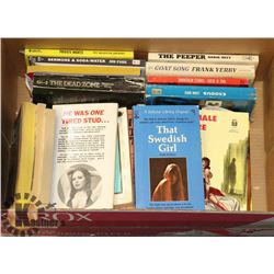 ASSORTED ESTATE LOT OF 1960S PULP FICTION NOVELS
