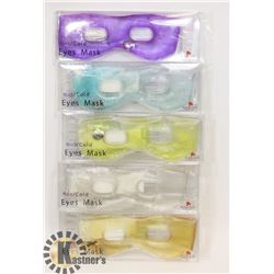 LOT OF 5 HOT/COLD EYE MASKS