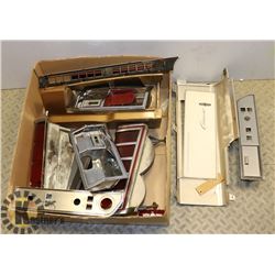 BOX OF 1970S LINCOLN CONTINENTAL PARTS