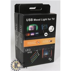 LOT OF 2 NEW TV/GAMING MONITOR LED LIGHT KITS