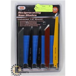 NEW 10PC UNIVERSAL RECIPROCATING SAW BLADES SET