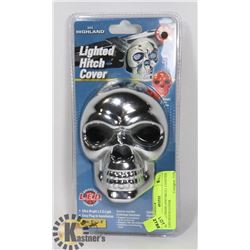 SEALED HIGHLAND SKULL LIGHTED LED HITCH COVER