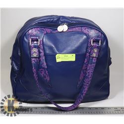 LULULEMON BLUE, DUFFEL TOTE, WITH SLIGHT SURFACE