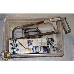 FLAT WITH PROPANE TORCH KIT, HACK SAW, 2