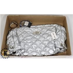 SILVER PICABO PURSE 2 FASHION BRACELETS