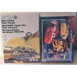 14)  LOT OF 2 FACTORY SEALED PUZZLES,