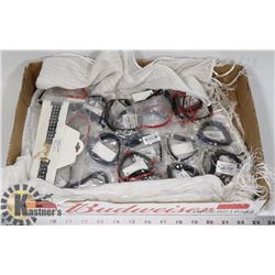 25 FASHION BRACELETS WITH PEACE SYMBOLS, OWLS