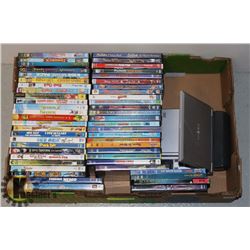 PORTABLE DVD PLAYERS WITH KIDS 50 DVDS