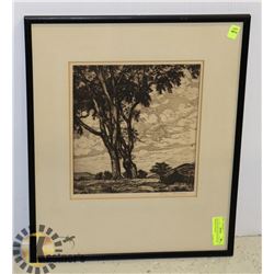 "HILLTOP ELMS" LIMITED EDITION ORIGINAL ETCHING