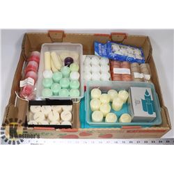 FLAT OF CANDLES INCLUDING PARTYLITE