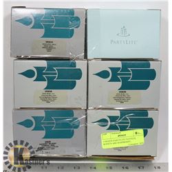 3 DOZEN PARTYLITE VOTIVES, SCENTS ARE RASPBERRY,
