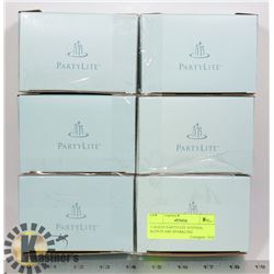 3 DOZEN PARTYLITE VOTIVES, SCENTS ARE SPARKLING