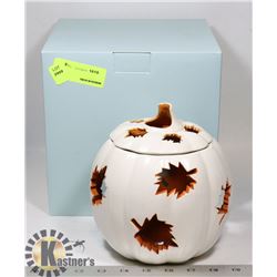 PARTYLITE AUTUMN PUMPKIN HOLDER SMALL
