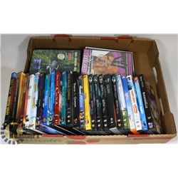 FLAT OF DVDS INCLUDING DISNEY AND HARRY POTTER