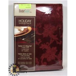 TABLE IN A BAG SET (TABLE CLOTH AND NAPKINS)