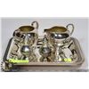 Image 1 : SILVER PLATE SERVING SET