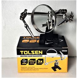 9)  TOLSEN HELPING HANDS MAGNIFIER