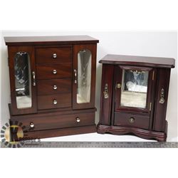 TWO JEWELRY CHESTS