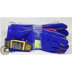 6 PAIRS OF NEW WORK AND OR WELDING GLOVES