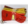 Image 1 : 6 PAIRS OF NEW WORK AND OR WELDING GLOVES