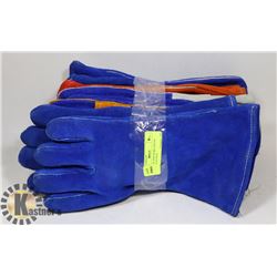 6 PAIRS OF NEW WORK AND OR WELDING GLOVES