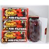 Image 1 : LOT OF 4 BMC MOTORCYCLE AIR FILTERS YAHAMA,