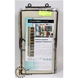 CLOSET MAX 10 SHELF FOOTWEAR ORGANIZER