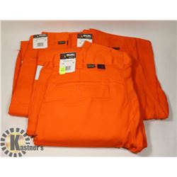 THREE PAIRS OF BIG BILL FR WORK PANTS
