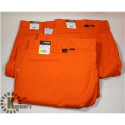 THREE PAIRS OF BIG BILL FR WORK PANTS