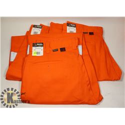 THREE PAIRS OF BIG BILL FR WORK PANTS