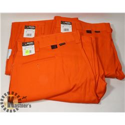 THREE PAIRS OF BIG BILL FR WORK PANTS
