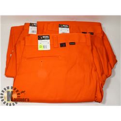 THREE PAIRS OF BIG BILL FR WORK PANTS