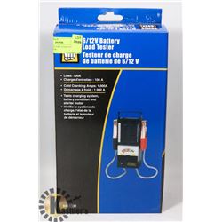 VEHICLE BATTERY LOAD TESTER 6/12 VOLT NEW