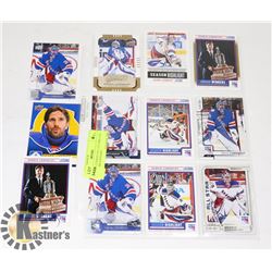 HENRIK LUNDQVUIST 12 CARD LOT NEW YORK RANGERS