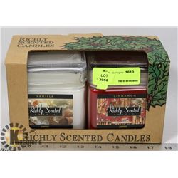 RICHLY SCENTED CANDLES 2 PACK