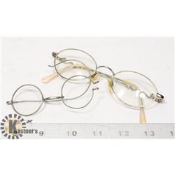 TWO PAIRS OF ANTIQUE SPECTACLES
