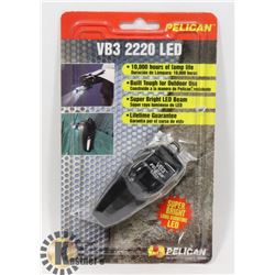 PELICAN VB3 2220 LED FLASHLIGHT ATTACHES TO HAT