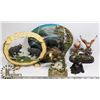 Image 1 : BEAR & EAGLE DECOR ITEMS