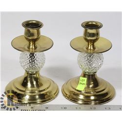 PAIR OF CANDLEHOLDERS