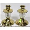 Image 1 : PAIR OF CANDLEHOLDERS