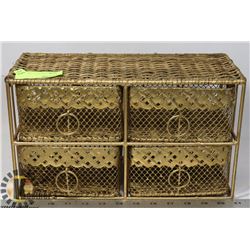 DESKTOP STORAGE CONTAINER WITH DRAWERS