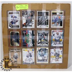 AUTOGRAPHED HOCKEY CARDS INCLUDING MASRK ARCOBELLO