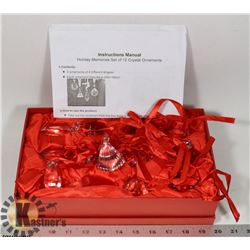 CRYSTAL HOLIDAY ORNAMENTS WITH INSTRUCTIONS