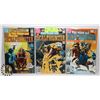 Image 1 : LOT OF 3 VINTAGE DC SCALPHUNTER 40 CENT COMIC