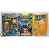 Image 1 : LOT OF 3 VINTAGE DC WEIRD WAR TALES 40 CENT COMIC