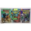 Image 1 : LOT OF 3 VINTAGE DC WEIRD WAR TALES 40 CENT COMIC