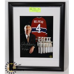 NHL HALL OF FAMER MONTREAL CANADIENS JEAN BELIVEAU