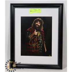 WWE HALL OF FAMER MICK FOLEY SIGNED 8X10 PHOTO