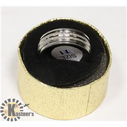 NEW" STAINLESS STEEL RING SIZE 11 IN BOX