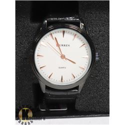 NEW" BRAND NAME CURREN WATCH BLACK